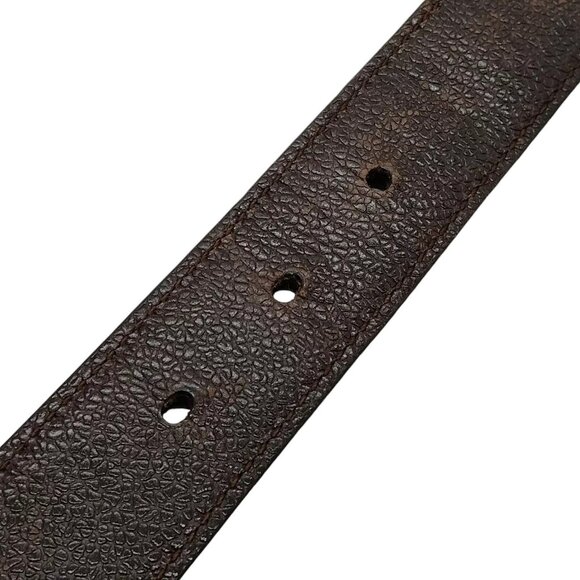 432198AR (S2) Bvlgari Belt Brown Leather